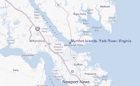 Mumfort Islands York River Virginia Tide Station Location