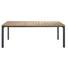 Table De Jardin 6 8 Personnes En Composite Et Aluminium L200 Maisons Du Monde Gartentisch Gartentisch Aluminium Tische Im Freien