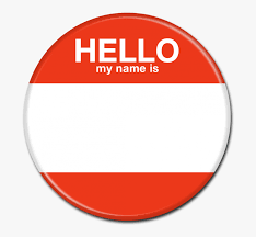 Hello my name is vandelay magnet. Promotional Button Hello My Name Hd Png Download Transparent Png Image Pngitem