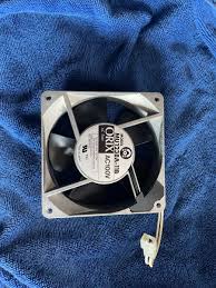 MU1238A-11B Aluminum frame AC cooling fan AC100V 1413W 120*120*38MM