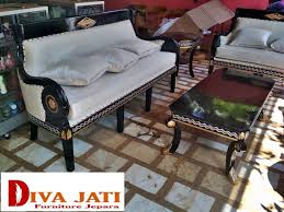 Jati klasik furniture jl pandansari, kedungcino rt 007/003, jepara 59432. Kursi Tamu Tangerang Mewah Klasik Kayu Jati Kursi Tamu Ukir