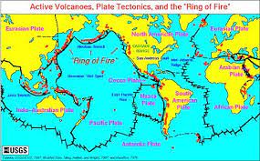 The Ring Of Fire I M Especially Interested In This Because I Live Near Seattle Just Look At This Map This Image S Plate Tectonics Volcano Active Volcano