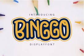 Download Binggo Font By Okevector Creative Fabrica PSD Mockup Templates