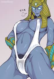 Rule 34 Dev - 1girl ancient_egyptian colored_skin glasses grey_skin  hades_wise_goddess_sphinx highres itassis japanese_text  mahou_sentai_magiranger monster_girl pubic_hair slingshot_swimsuit  super_sentai swimsuit|14607575307