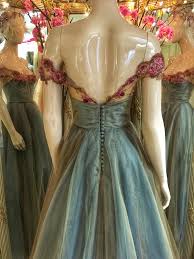 Sample Sale Misty Blue Grey Full Skirted Ballgown Or Alternative Wedding Dress Uk Size 6 8 Ball Gowns Alternative Wedding Dresses Victorian Wedding Dress