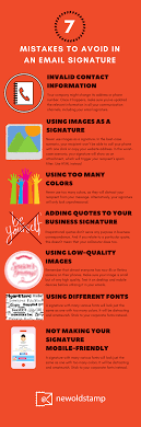 7 Mistakes To Avoid In An Email Signature Email Signatures Health Insurance Companies Business Communication
