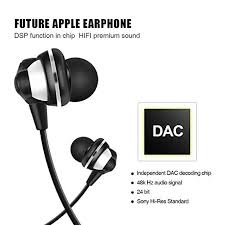 Hoco L1 Lightning Earphone For Iphone7 Dsp Function In Chip Hifi Premium Sound Iphone6 Earbuds Earbuds Earphone Apple Earphones