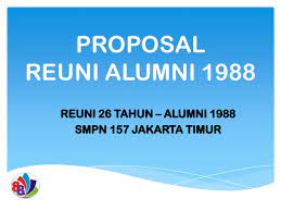 Proposal penawaran pembuatan website sekolah by web elegan. Proposal Reuni Smpn 157