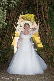 Bron Eifion Country House Criccieth Bride Wedding Dresses Sleeveless Wedding Dress