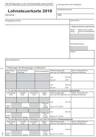 Berechnen die steuerklassen grundsätzlich erfolgt die eingruppierung für verheiratete erst einmal in steuerklasse iv. Muster Der Lohnsteuerkarte 2010 Vorder Und Ruckseite 2 Seiten