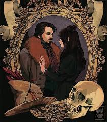 Laszlo And Nadja What We Do In The Shadows Illustration Whatwedointheshadows Vampires Mystical Anagodis Shadow Costume Shadow Art Shadow Quotes