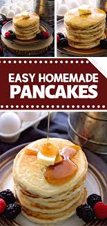 Easy Homemade Pancakes Recipe Easy Homemade Pancakes Easy Homemade Pancake Recipe Homemade Pancake Recipe