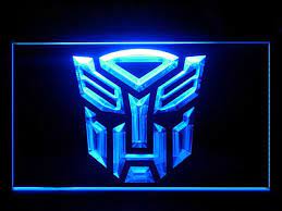 J366b Led Sign Transformers Autobot Light Sign By Readyfor On Etsy 19 99 Led Signs Led Light Sign Led Neon Signs
