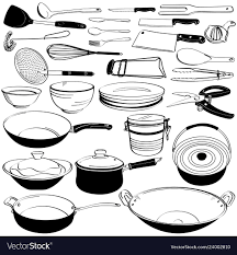 kitchen tool utensil equipment doodle