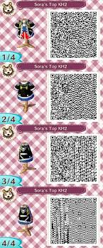 Sora S Top From Kingdom Hearts 2 On Animal Crossing New Leaf Animal Crossing Qr Qr Codes Animal Crossing Animal Crossing