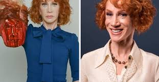 Griffin said doctors are optimistic the cancer is only stage one and contained to her left lung. Kathy Griffin Says People Confront Her Every Day About That Trump Photo