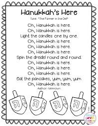 Hanukkah Poem Hanukkah Lessons Hanukkah Preschool Theme Hanukkah Preschool