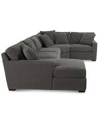 Furniture Radley 4 Piece Fabric Chaise Sectional Sofa Created For Macy S Reviews Furniture Macy S In 2020 Sectional Sofa Comfy Comfy Sectional Sectional Sofa