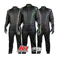 Track First Fire Resistant Sfi Fia Certified Racing Suits K1 Racegear Gt 2 Sfi Auto Racing Suit
