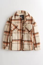 Angelina jolie and brad split up!? Womens Hollister Plaid Shacket Brown Karierte Jacke Hollister Jacke Jacken