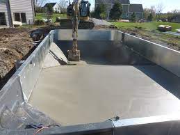 Whether it would be the. Vinyl Liner Pool Construction Installation Process Penguin Pools