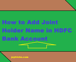 I know bank account numbers are unique within a bank, but will are they unique globally? How To Add Joint Holder Name In Hdfc Bank Account Blog Tricker
