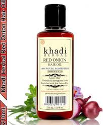 Side effects of using onion juice for hair growth. Khadi Herbal Red Onion Hair Oil Preventing Hair Loss Promoting Hair Growth Pack Of 1 Hair Oil Price In India Buy Khadi Herbal Red Onion Hair Oil Preventing Hair Loss
