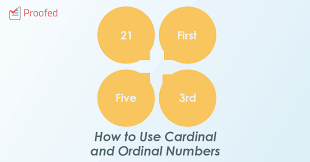 Any finite collection of objects can be put in order just by the process of counting: How To Use Cardinal And Ordinal Numbers Proofed