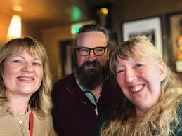 When I set up this group I never expected to meet so many of you in real  life! And now, it's the best! So lovely to catch Jerome B. Murphy and Helen