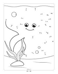 Ocean Animals Alphabet Dot To Dot Worksheets Itsybitsyfun Com Alphabet Worksheets Preschool Fun Worksheets For Kids Alphabet Activities Kindergarten