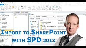 Import Folders And Files To Sharepoint With Spd 2013 Use Sharepoint Designer 2013 To Import Files And Folders To A Sharepoi Sharepoint Fun At Work Office 365