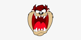 ''tasmanian devil'') and bugs bunny from some clips of looney tunes cartoons. Download Tazmanian Logo Tasmanian Devil Looney Tunes Tasmanian Devil Cartoon Face 400x400 Png Download Pngkit