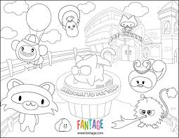 Crawly creepers book one « animal coloring pages for kids. Official Fantage Coloring Pages Fantagian