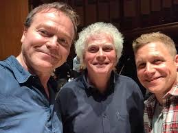 Rehearsal in London for the Concert