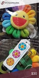 Takashi Murakami Flower Plush Pin Badge Murakami Flower Takashi Murakami Murakami