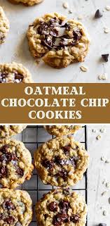 Oatmeal Chocolate Chip Cookies In 2020 Oatmeal Chocolate Chip Cookies Chocolate Chip Cookies Chocolate Chip Oatmeal
