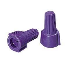 ideal twister al cu wire connectors purple 10 pack