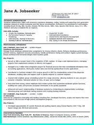 High Impact Database Administrator Resume To Get Noticed Easily