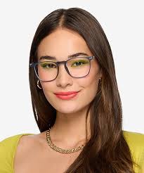 Avery Square Gray Full Rim Eyeglasses
