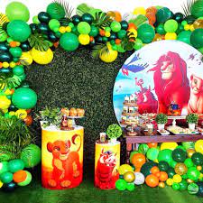 136 free images of lion king. Party Rock Inc Lion King Party Supplies Jungle Theme Party Supplies Safari Decorations 158 Pcs Balloon Garland Kit For Birthday Baby Shower Kids Party Favor Buy Online In