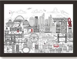 Black And White Liverpool Skyline Art Black And White Map Of The World Skyline Drawing London Cityscape Cityscape Drawing