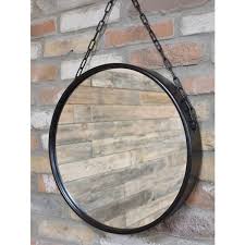 Maybe you would like to learn more about one of these? 50cm Round Industrial Black Metal Mirror Hanging Chain Wall Mounted Retro Decor Wish