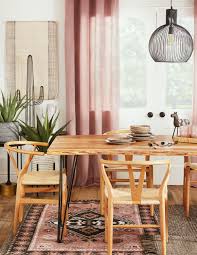 Solid Acacia Wood Dining Table 210cm 83 Structube Reno Rustic Dining Room Dining Chairs Wood Dining Table