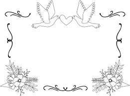 For kids & adults you can print mickey mouse or color online. Wedding Border 1 Coloring Page Free Printable Coloring Pages For Kids