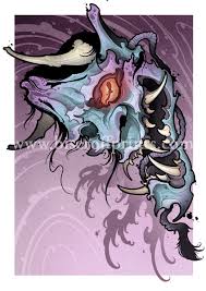Blue Mask Tattoo Print In 2020 Japan Tattoo Design Japanese Tattoo Graffiti Drawing