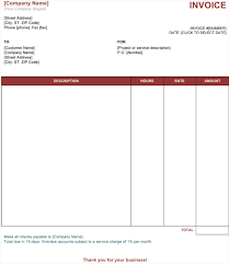 12 Free Service Invoice Templates Word Excel