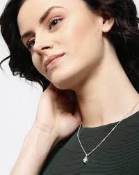 Buy Silver Necklaces & Pendants for Women by CLARA Online