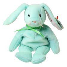 Ty Beanie Baby Hippity The Green Bunny 8 5 Inch Bbtoystore Com Toys Plush Trading Cards Action Figures Games Online Retail Store Shop Sale