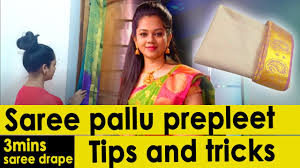 Saree Pallu Pre Pleet Iron Fold Tips And Tricks 3mins Saree Drape Youtube Anitha latest hot photos in saree (3) vidai kodu engal naade by ss04 syed. saree pallu pre pleet iron fold tips and tricks 3mins saree drape