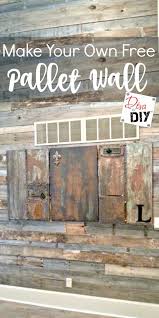 Bypass those high costs and tight supply lines by making new wood very sharp nails such as finish nails can be used to create tight groupings that look like insect activity. How To Make A Pallet Wall Using Free Pallet Wood